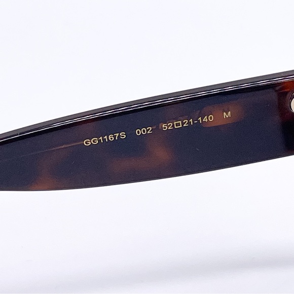 NEW GUCCI GG1167S 002 CAT EYE WOMEN SUNGLASSES GUCCI LIMITED EDITION EYEWEAR - Picture 13 of 15